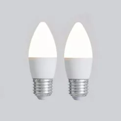 Status 4W Pearl ES Candle Bulb 2 Pack