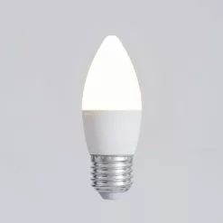 Status 5.5W Dimmable Pearl ES Candle 2 Pack