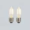 Status 2.5W Filament ES Candle Bulb 2 Pack