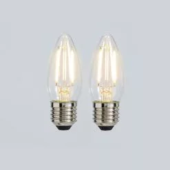 Status 2.5W Filament ES Candle Bulb 2 Pack