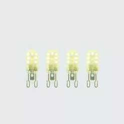 Status 2.2W Clear G9 Capsule Bulb 4 Pack