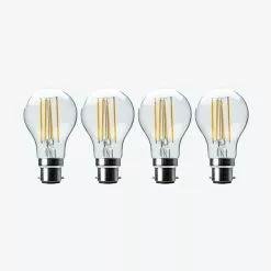 Status 6.5W Filament BC GLS Bulb 4 Pack -Dunelm Garden Store 30767705 alt04