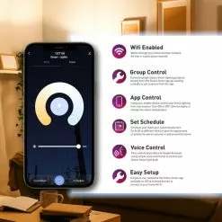 Status SMART 9W Temp Changing Pearl BC GLS -Dunelm Garden Store 30767710 alt04