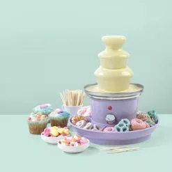 G&P Sorbet Purple Chocolate Fountain With Trays