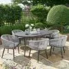Dunelm Crescent 6 Seater Dining Set