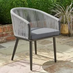 Dunelm Crescent 6 Seater Dining Set 6 Dunelm Crescent 6 Seater Dining Set -Dunelm Garden Store 30788620 alt02