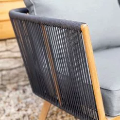 Elements 5 Seater Rope Corner Sofa 5 Elements 5 Seater Rope Corner Sofa -Dunelm Garden Store 30788993 alt02