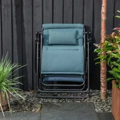 Dunelm Amsterdam Pacific Blue Lounger -Dunelm Garden Store 30788998 alt02