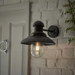 Vogue Lighting Vogue Preston Outdoor Wall Light Black -Dunelm Garden Store 30789763 alt02