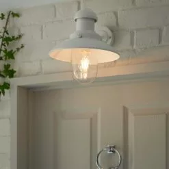 Vogue Lighting Vogue Preston Outdoor Wall Light Gloss Stone -Dunelm Garden Store 30789764 alt03