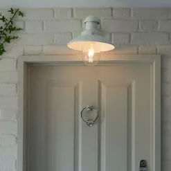 Vogue Lighting Vogue Preston Outdoor Wall Light Gloss Stone -Dunelm Garden Store 30789764 alt04