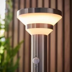 Vogue Lighting Vogue Leif 50cm Outdoor Solar PIR Floor Light -Dunelm Garden Store 30789772 alt02