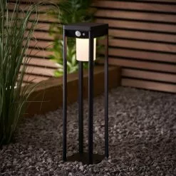 Vogue Lighting Vogue Clayton 40cm Outdoor Solar PIR Floor Light -Dunelm Garden Store 30789775 alt02