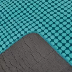 Dunelm 150x130cm Picnic Rug Polka Peacock -Dunelm Garden Store 30791494 alt02