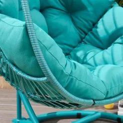 Dunelm Elements Peacock Hanging Egg Chair -Dunelm Garden Store 30791543 alt02