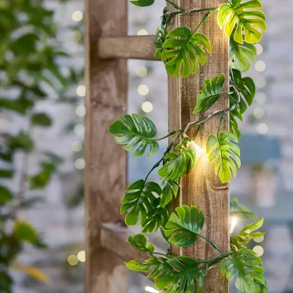 Dunelm Cheese Leaf Garland Lights 1 Dunelm Cheese Leaf Garland Lights