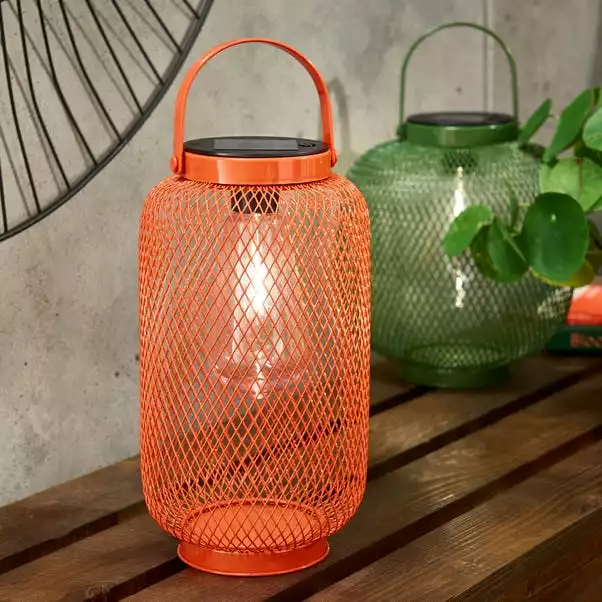 Elements Mesh Solar Lantern Tigerlily 2 Elements Mesh Solar Lantern Tigerlily - Image 2