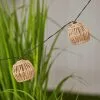 Dunelm San Marino Solar Rattan String Lights