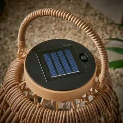 Dunelm San Marino Solar Poly Rattan Lantern Large -Dunelm Garden Store 30792775 alt02
