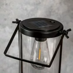 Dunelm Smart Industrial Silver Solar Lantern -Dunelm Garden Store 30792777 alt02