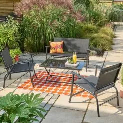 Dunelm Helsinki Folding Conversation Set