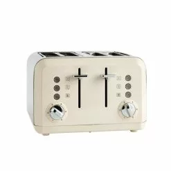 Dunelm Spectrum Cream 4 Slice Toaster -Dunelm Garden Store 30794953 alt03