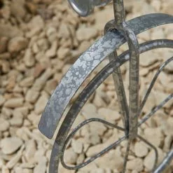 Dunelm Galvanised Metal Bike Planter 5 Dunelm Galvanised Metal Bike Planter -Dunelm Garden Store 30795305 alt02