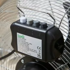 Dunelm 16inch Black Pedestal Fan -Dunelm Garden Store 30795407 alt02