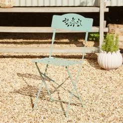 Dunelm Churchgate Green Metal Bistro Set -Dunelm Garden Store 30795661 alt03