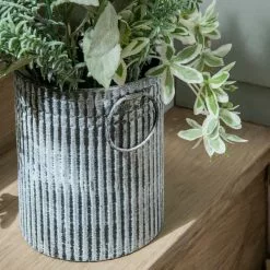 Dunelm Plant In Galvanised Metal Pot 42cm 3 Dunelm Plant In Galvanised Metal Pot 42cm -Dunelm Garden Store 30795665 alt01