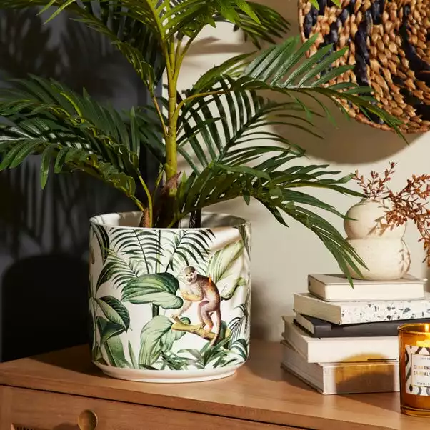 Dunelm Ceramic Plant Pot Monkey Large 22cm 1 Dunelm Ceramic Plant Pot Monkey Large 22cm