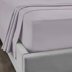 Dorma 300 Thread Count 100% Cotton Sateen Plain Fitted Sheet