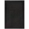 Dunelm Twill Jute Look Indoor Outdoor Black Rug