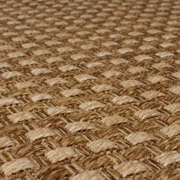 Dunelm Basketweave Jute Look Indoor Outdoor Rug 3 Dunelm Basketweave Jute Look Indoor Outdoor Rug - Image 3