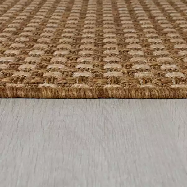 Dunelm Basketweave Jute Look Indoor Outdoor Rug 4 Dunelm Basketweave Jute Look Indoor Outdoor Rug - Image 4
