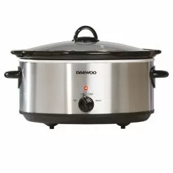 Daewoo 6.5L Stainless Steel Slow Cooker