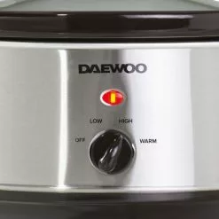 Daewoo 3.5L Stainless Steel Slow Cooker -Dunelm Garden Store 30814487 alt02