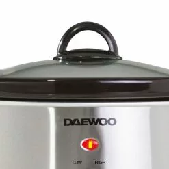 Daewoo 3.5L Stainless Steel Slow Cooker -Dunelm Garden Store 30814487 alt03