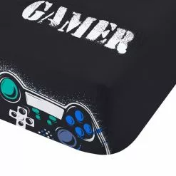 Catherine Lansfield Game Over 25cm Fitted Sheet -Dunelm Garden Store 30816900 alt02