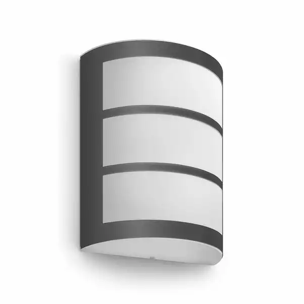 Philips Python Integrated LED Outdoor Wall Light, Warm White 2 Philips Python Integrated LED Outdoor Wall Light, Warm White - Image 2