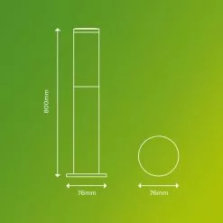 Philips Uthrecht Integrated LED Outdoor Post Light -Dunelm Garden Store 30838314 alt02