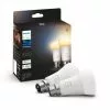 Philips HUE Smart 6 Watt BC LED Dimmable GLS Bulb 2 Pack