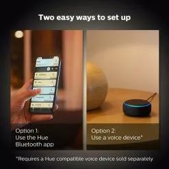 Philips HUE Smart 4 Watt SES LED Tunable Luster Bulb 2 Pack -Dunelm Garden Store 30838358 alt04